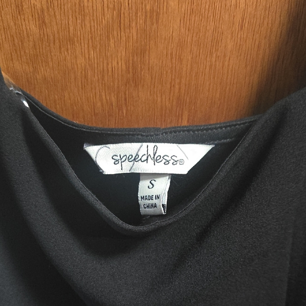 (New w/tags)  Speechless Classic Black Dress